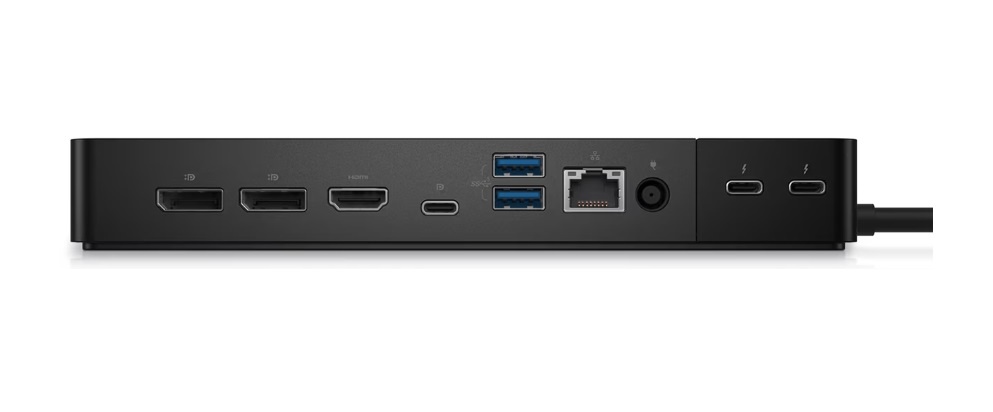 DELL WD22TB4 THUNDERBOLT 4 DOCK USB(3), USB-C(2), HDMI, DP(2), LAN, T/BOLT4(2), 3YR