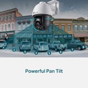 TP-LINK VIGI C540 PAN-TILT CAMERA, 4.0MM, 4MP, IR, 10/100, IP66, AUDIO, MicroSD, 3YR