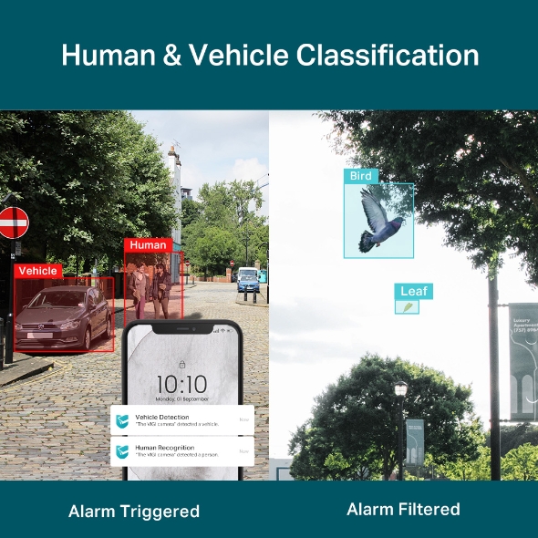 TP-LINK VIGI C540 PAN-TILT CAMERA, 4.0MM, 4MP, IR, 10/100, IP66, AUDIO, MicroSD, 3YR