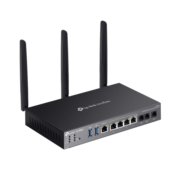 TP-LINK OMADA AX3000 WI-FI 6 GIGABIT DSL GATEWAY, RJ11(3), GBE WAN(1)/LAN(4), 5YR