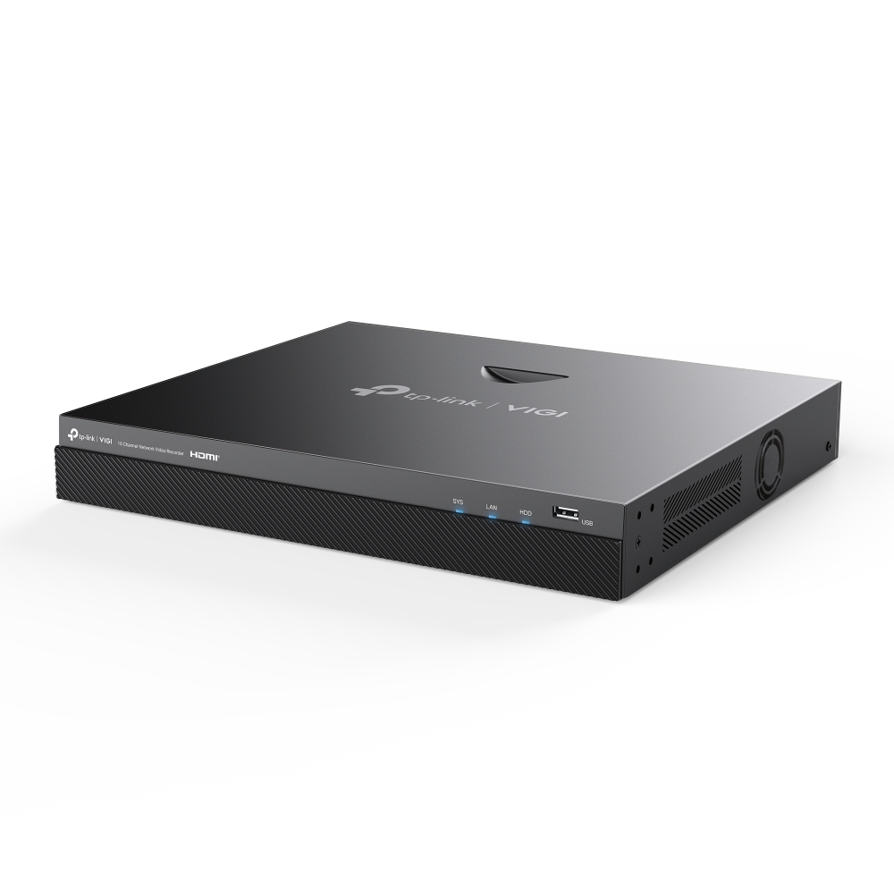 TP-LINK VIGI 16-CH NVR, 3.5"(0/2), UHD, 8MP, HDMI(1), VGA(1), 10/100(1), 3YR