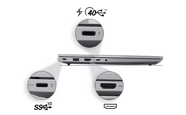 Lenovo Thinkbook 14 Generation 8, Intel U5-225U, 14" Monitor, 512GB Hard Disk, 32 GB RAM  + 3-year onsite warranty