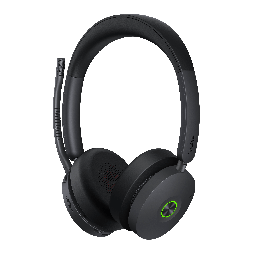 YEALINK WIRELESS (BH74) MS STEREO BLUETOOTH ANC HEADSET, BT51 DNGLE, BLACK, C TO A ADAPTER