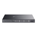 TP-Link ES228GMP Omada 28-Port Gigabit Easy Managed Switch with 24-Port PoE+, Fast PoE, Perpetual PoE, Flow Control, Loopback Detection, Port Isolation