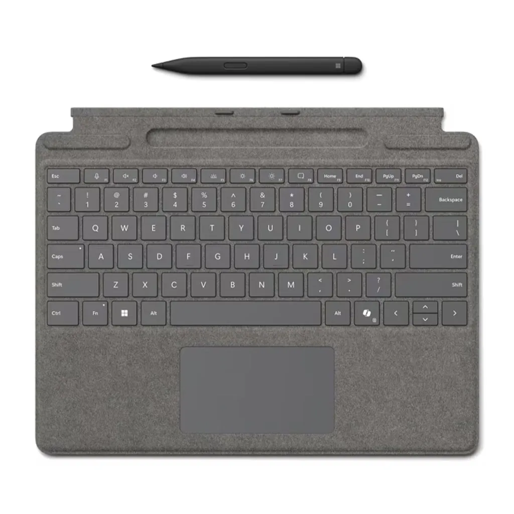 SURFACE CO-PILOT KEYBOARD TYPECOVER PRO 8,9,X,10,11 WITH SLIM PEN 2 - PLATINUM