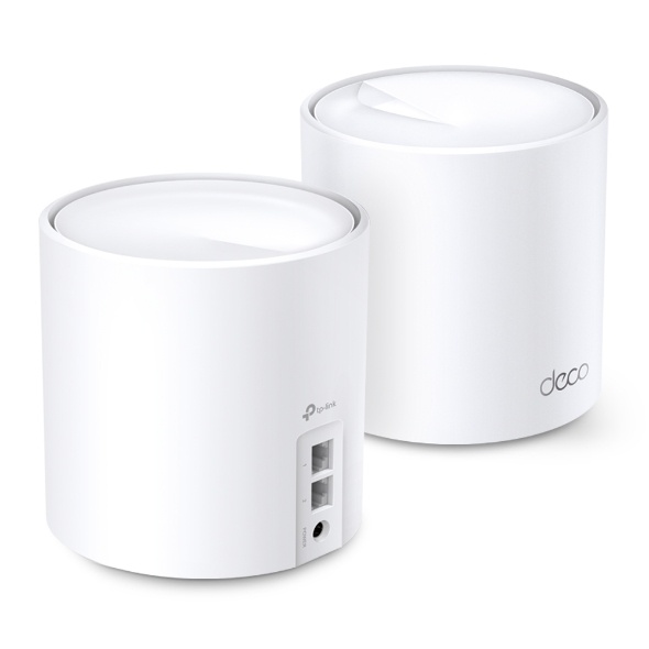TP-LINK DECO AX1800 MESH WI-FI 6 DUAL-BAND SYSTEM, GbE(2) 2-PACK, 3YR