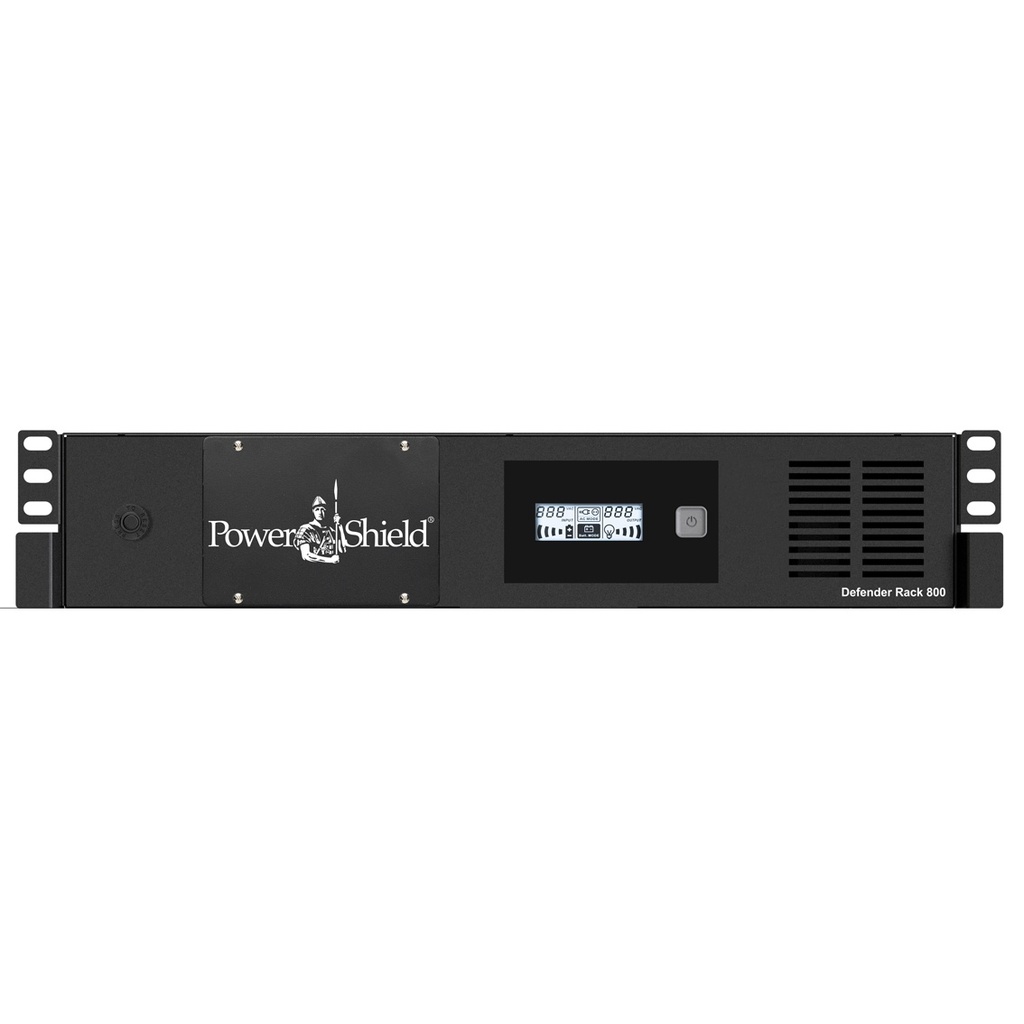 POWERSHIELD DEFENDER RACKMOUNT UPS 800VA, 480W, LCD, AVR, USB, AU OUTLET(8), 2YR
