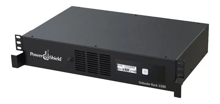 POWERSHIELD DEFENDER RACKMOUNT 1500VA, 2RU SHALLOW DEPTH UPS, 2YR