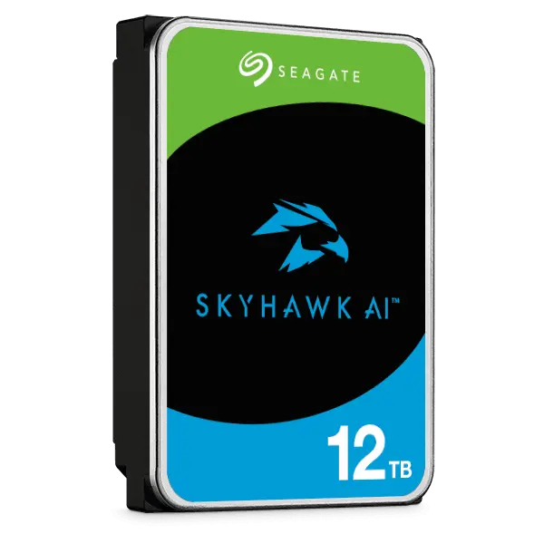 [ST12000VE003] SEAGATE SKYHAWK AI SURVEILLANCE 12TB, 3.5" SATA HARD DRIVE, 3YR WTY