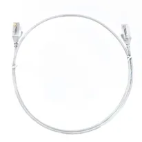 0.15m Cat 6 RJ45-RJ45 Ultra Thin LSZH Network Cables  Colour: White - Single Unit