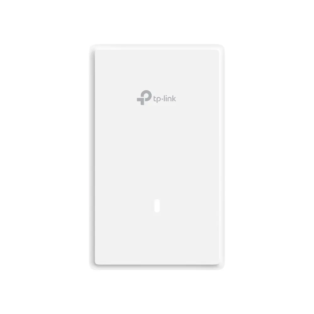 [EAP725-WALL] TP-LINK OMADA BE3600 WI-FI 7 DUAL-BAND WALL PLATE ACCESS POINT, 2.5G(2), GbE(2), POE, 5YR