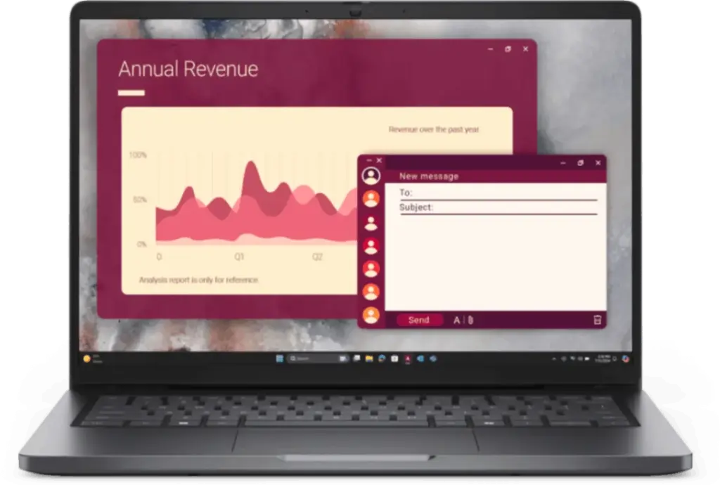 DELL PRO14 NOTEBOOK, 14" FHD+, U7-255U, 16GB, 512GB, WL, W11P(AI), 1YOS