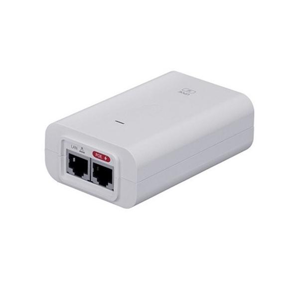 [U-PoE] Ubiquiti PoE 802.11AF Adapter, Up to 15W of PoE Output, RJ45 Data Input, AC Cable With Earth Ground, Compatible injector for NHU-U6+