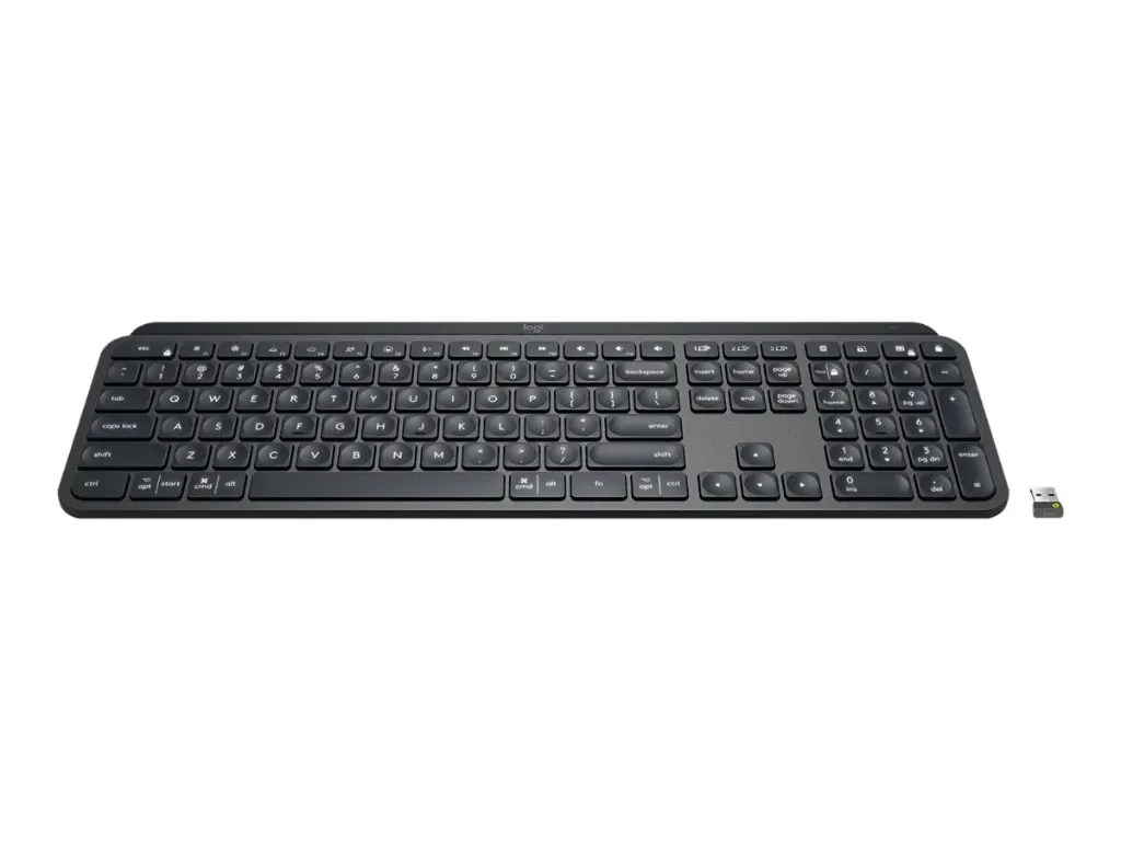 Logitech MX Keys for Business - Keyboard - backlit - wireless - Bluetooth LE - QWERTY - US English - graphite
