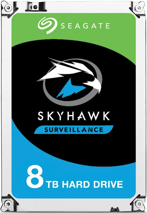 [ST8000VX010] SEAGATE SKYHAWK SURVEILLANCE 8TB, 3.5" SATA HARD DRIVE, 3YR WTY