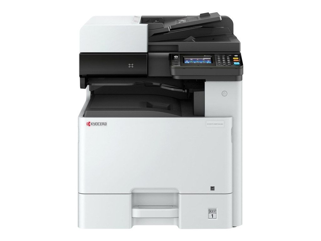Kyocera Ecosys Multi Function Printer M8124CIDN A3 colour, 24PPM A4, 12PPM A3, copy/scan/duplex/HyPAS, 3 year warranty