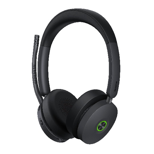 [BH74-TEAMS-C/A] YEALINK WIRELESS (BH74) MS STEREO BLUETOOTH ANC HEADSET, BT51 DNGLE, BLACK, C TO A ADAPTER