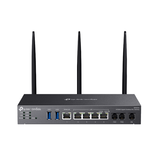 [DR3650V] TP-LINK OMADA AX3000 WI-FI 6 GIGABIT DSL GATEWAY, RJ11(3), GBE WAN(1)/LAN(4), 5YR