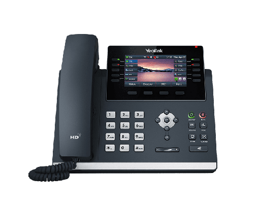 [T46U] YEALINK (SIP-T46U) 16 LINE IP PHONE WITH HANDSET, 4.3" LCD SCREEN