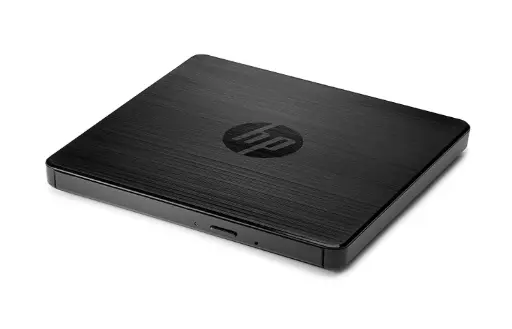 [F2B56AA] HP 8x Ultra Slim Portable External USB ODD DVD-RW Burner Re-Writer Drive No AC Adapter Required for PC MAC Notebook Laptop Computer
