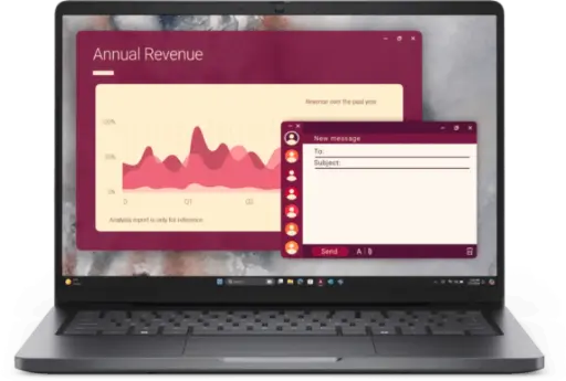 [BTO127B_PC14250_AU] DELL PRO14 NOTEBOOK, 14" FHD+, U7-255U, 16GB, 512GB, WL, W11P(AI), 1YOS