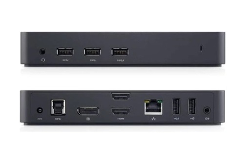 [452-11714] Dell D3100 - docking station - USB - 2 x HDMI, DP - GigE
